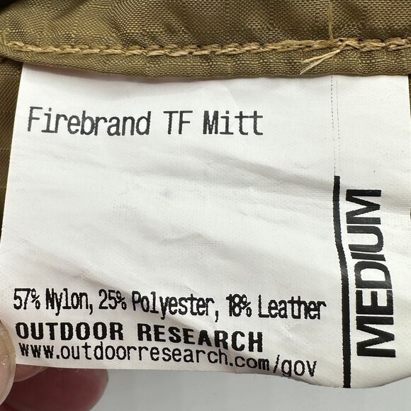 Outdoor Research Firebrand TF Mitt Left Hand Replacement - Picture 5 of 6